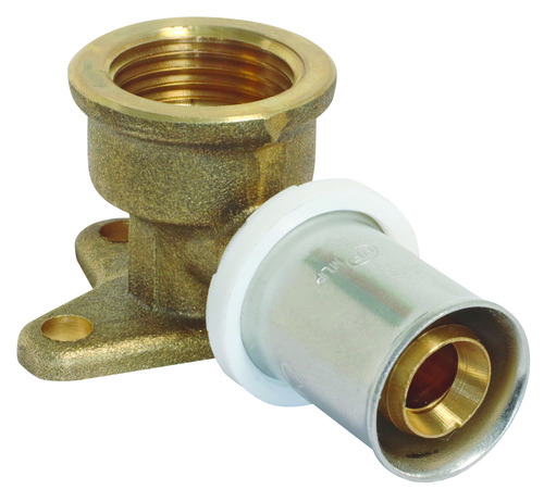 Coude applique multicouche à sertir Ø20 - femelle 3/4'' (20/27)